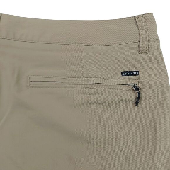 Quiksilver Shorts Mens 38 Beige Amphibian Hybrid Lightweight Beach Outdoor - Picture 7 of 12